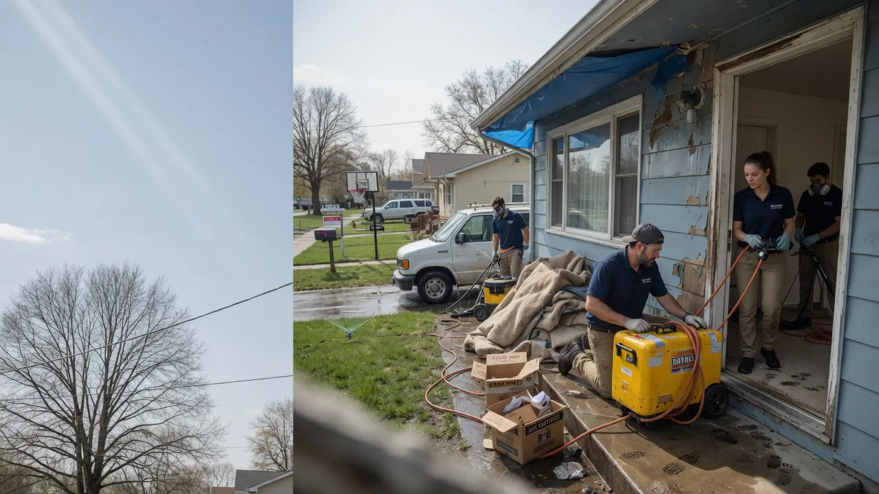 Basement Flood Cleanup in Wales, ND near me